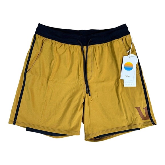 Vuori Shorts Vuori Shorts Mens Large Mustard Kore Athletic Lined